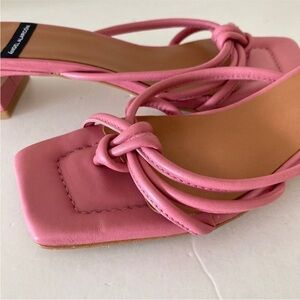 Anthropologie Angel Alarcon Healed Sandal Pink EU 38